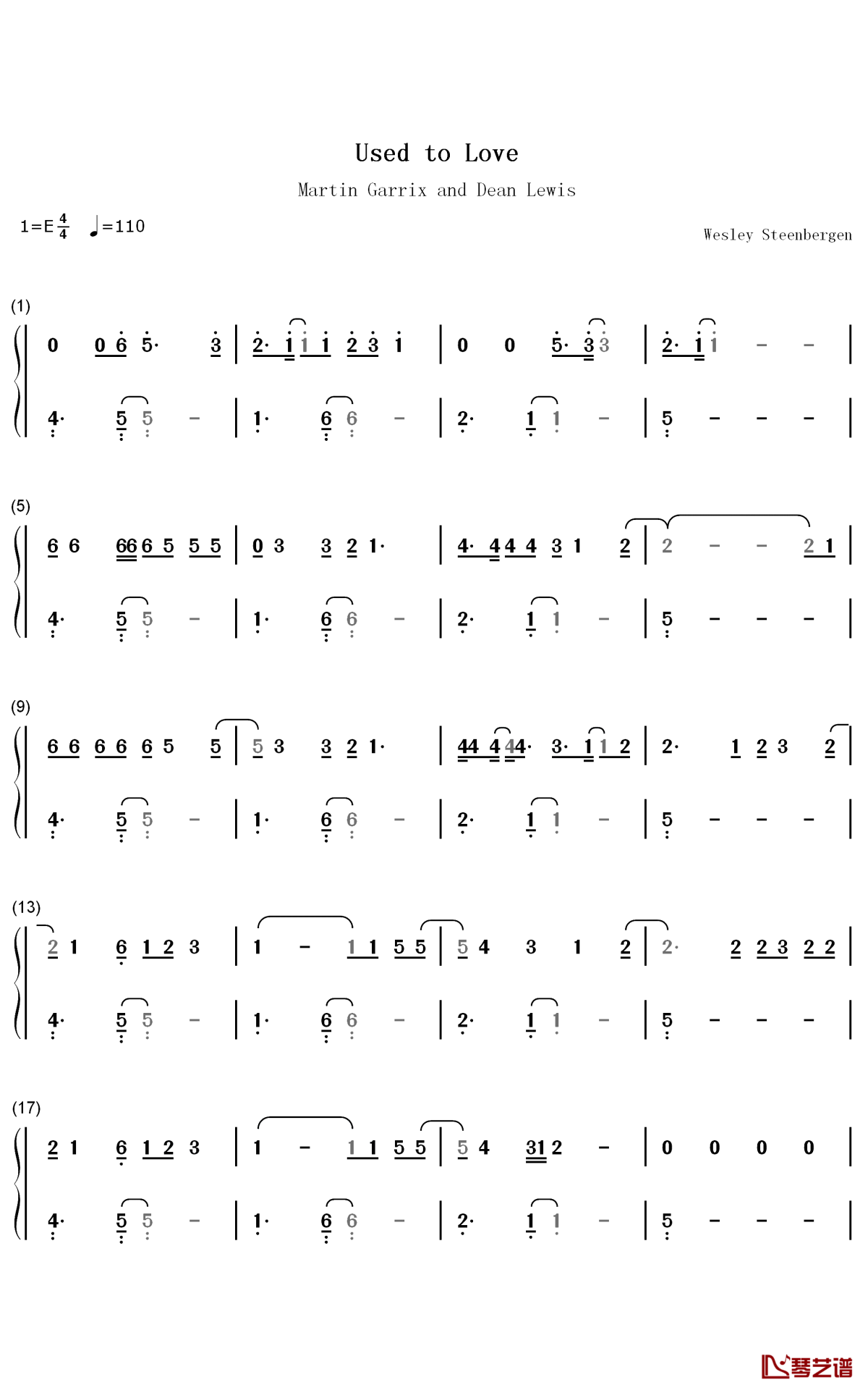 Used-To-Love简谱1-Martin-Garrix